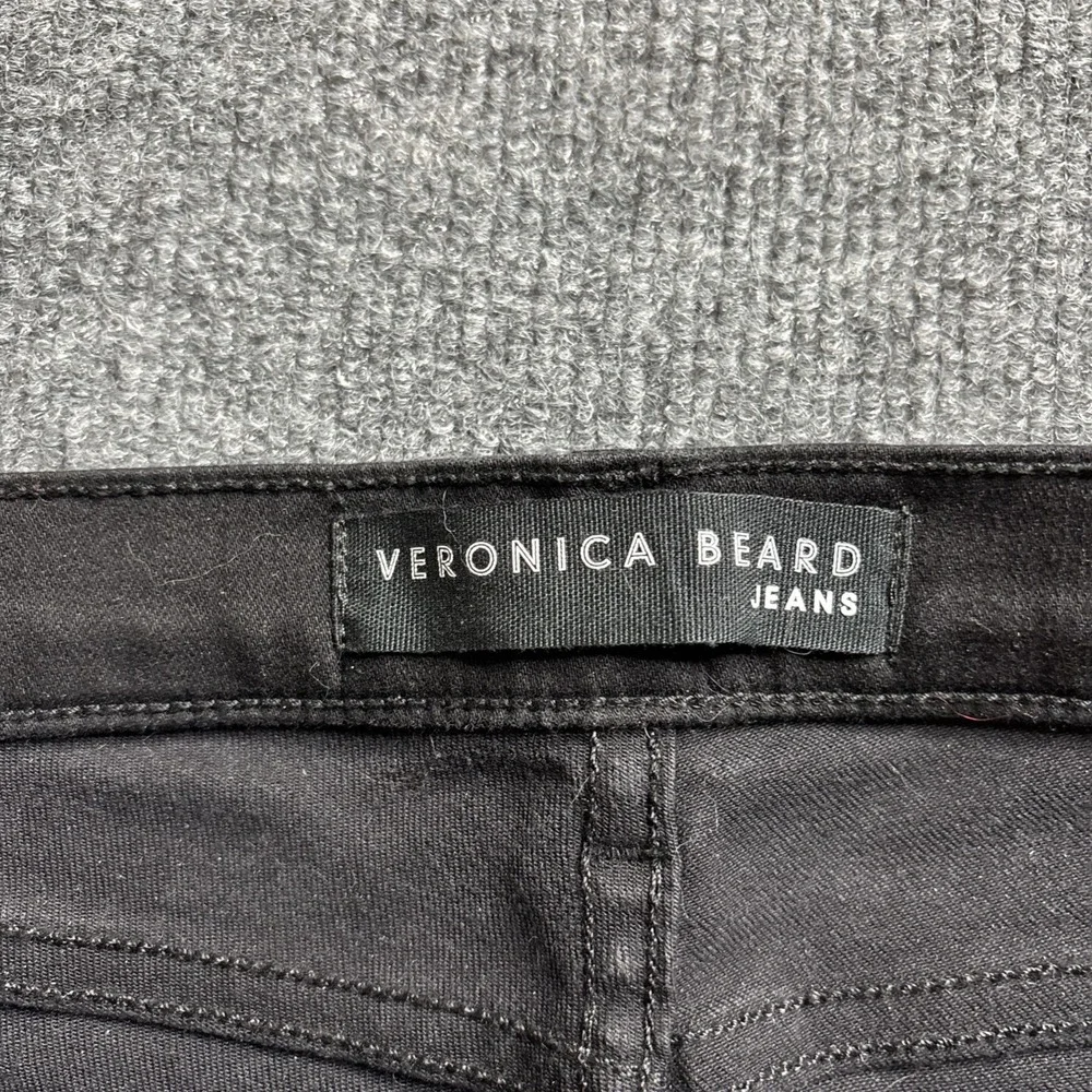 Veronica Beard Debbie High Rise Skinny Jeans Women's Size 31 Black Pants Raven